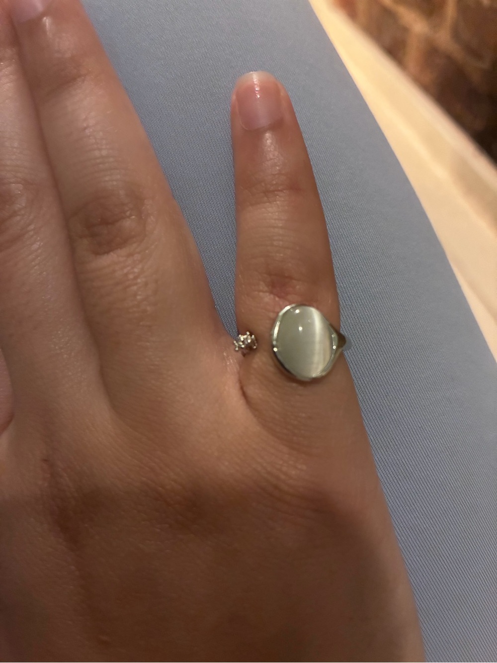 Modern Silver Open Wrap Ring